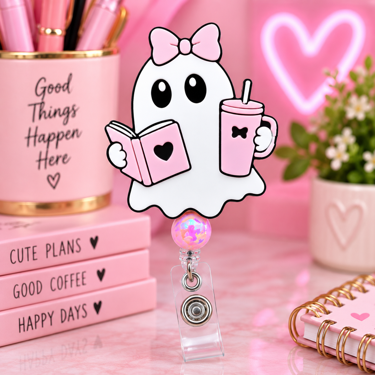 Bookish Ghost Badge Reel