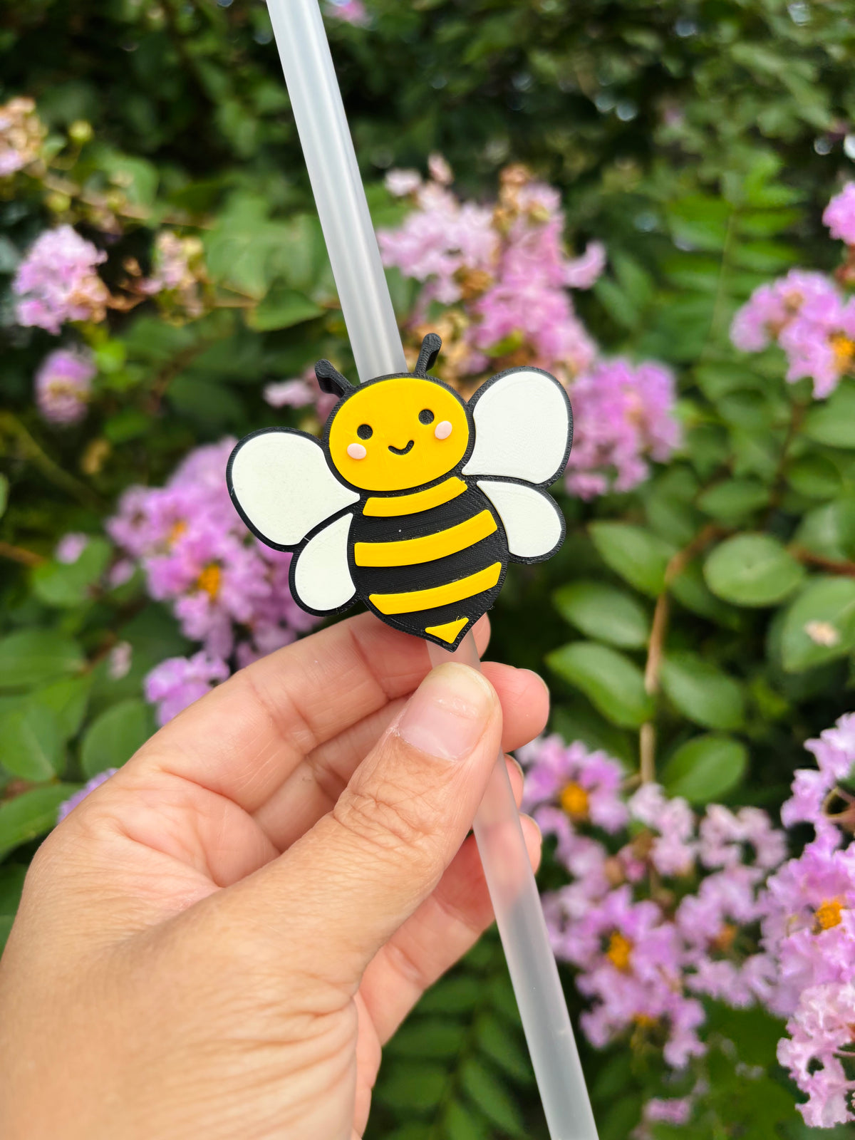 Bee Straw Topper